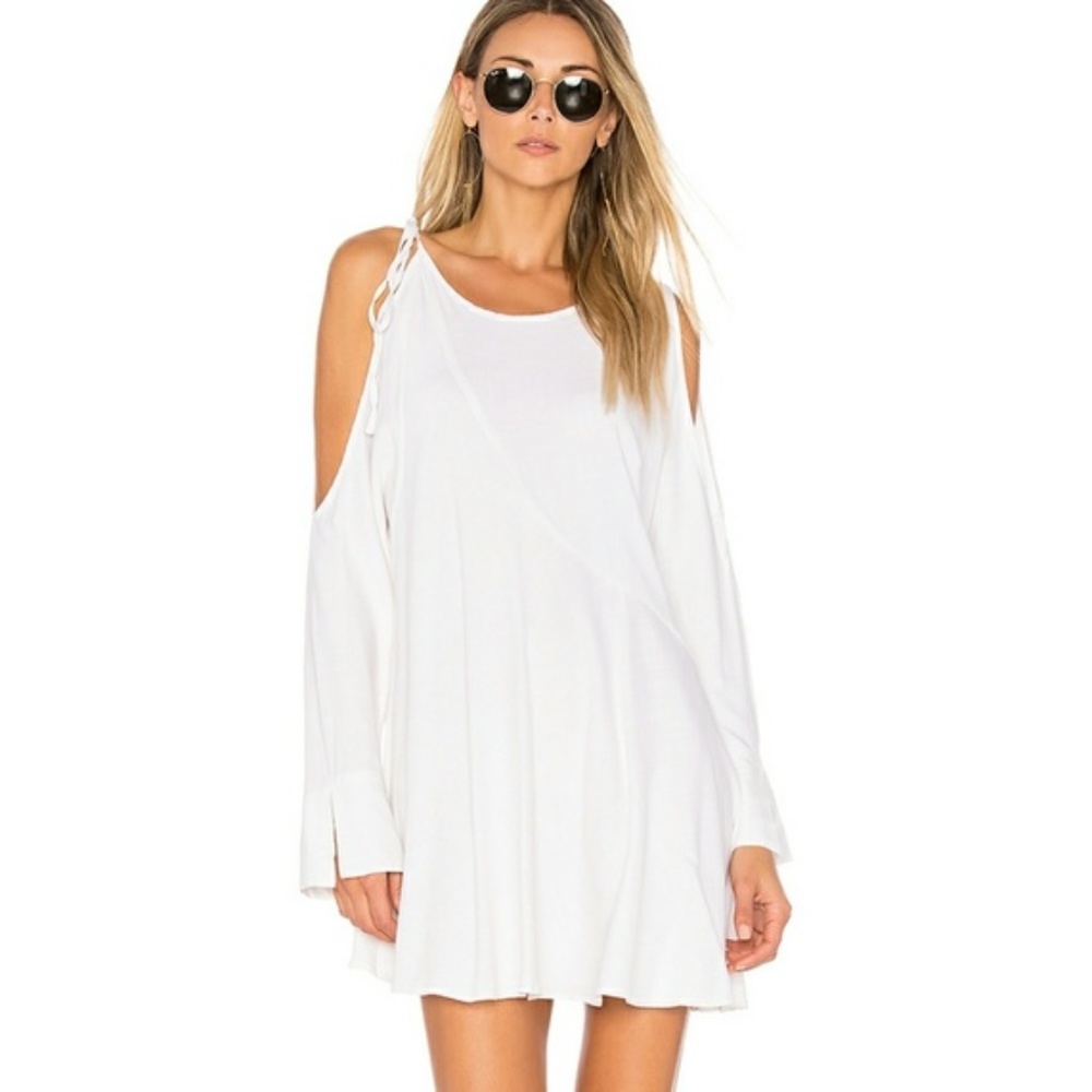 Free People Clear Skies Cold Shoulder Tunic Dress
